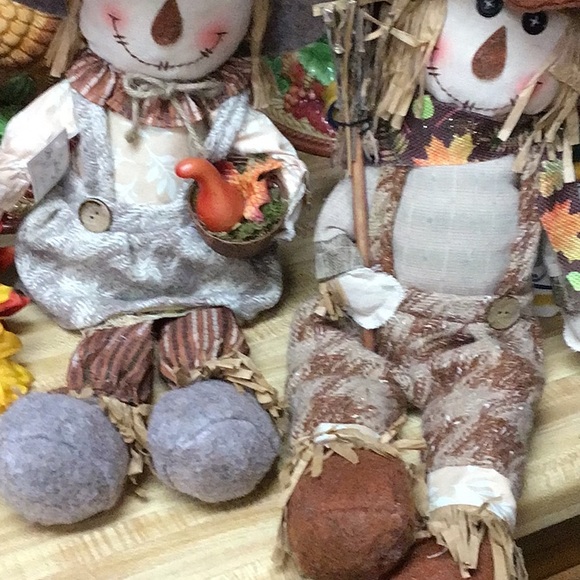 SCARECROWS🌻Shelf Sitters Set🌻NEW🌻FarmHouse🌻Cabin Decor🌻 - Picture 6 of 7